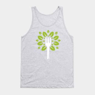 Vegan Green Food Vintage Design Tank Top